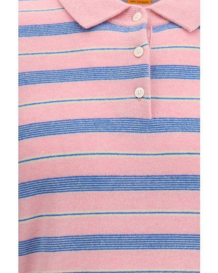 Guest in Residence Multicolor Cashmere Polo Shirt