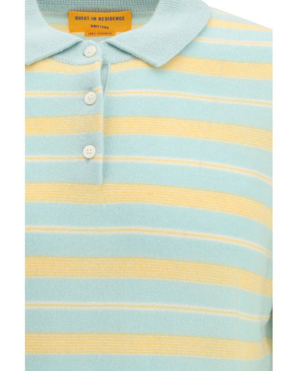 Guest in Residence Multicolor Cashmere Polo Shirt