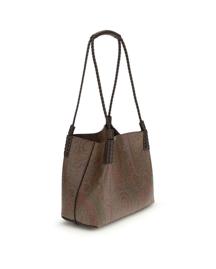 Etro Brown Pvc Shoulder Bag