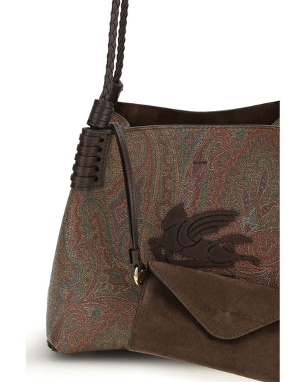 Etro Brown Pvc Shoulder Bag