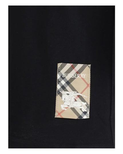 Burberry Black Cotton T-Shirt