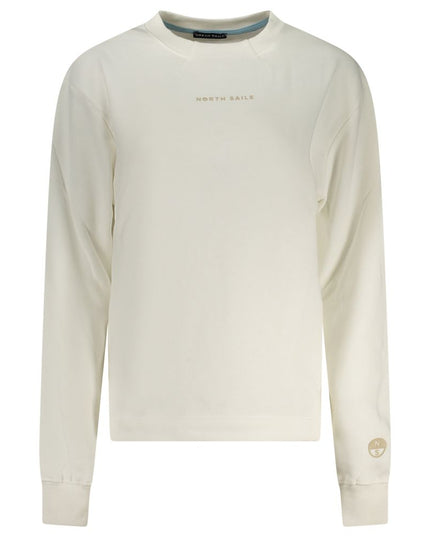 North Sails Bianco Cotton Women Sweatshirt