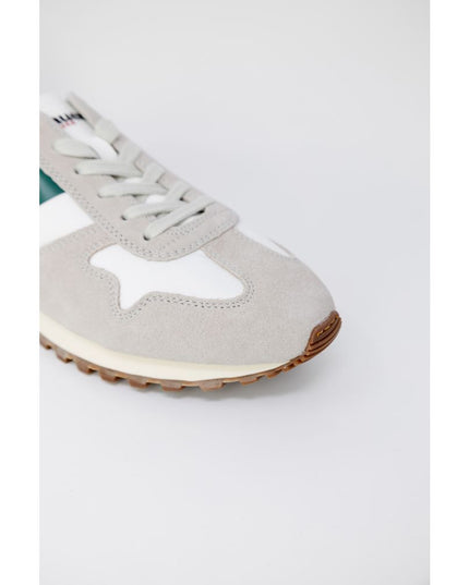 Blauer Gray Leather Athletic Sneakers