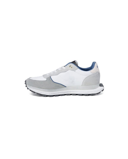 Blauer Gray Leather Athletic Sneakers