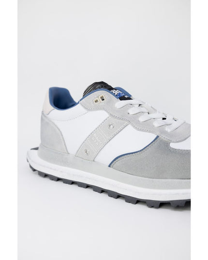 Blauer Gray Leather Athletic Sneakers