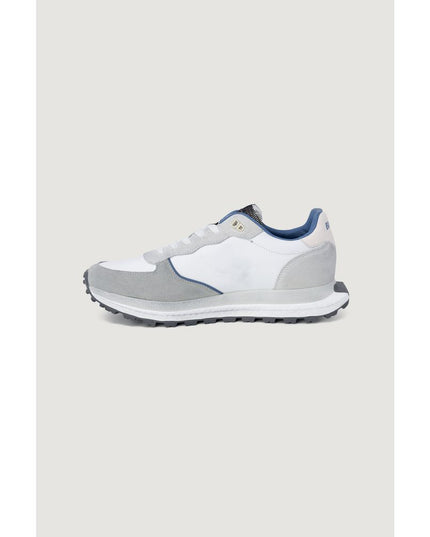 Blauer Gray Leather Athletic Sneakers
