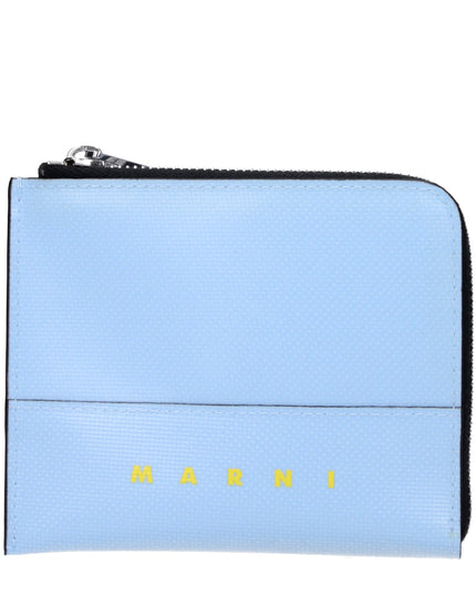 Marni Blue Polyethylene Wallet