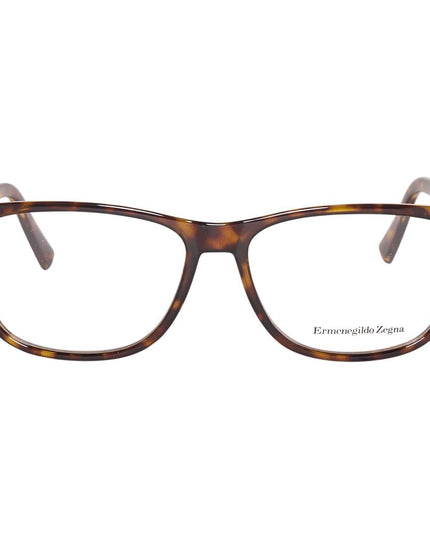 Ermenegildo Zegna Brown Plastic Glasses (Frames)