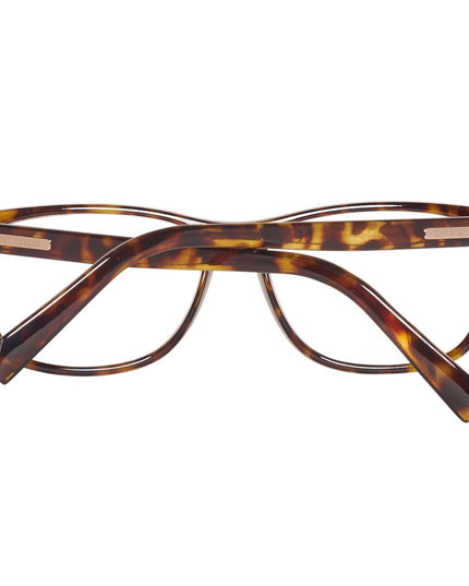 Ermenegildo Zegna Brown Plastic Glasses (Frames)