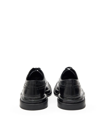 Dolce & Gabbana Black Leather Moccassin