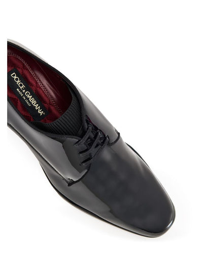 Dolce & Gabbana Black Leather Oxfords And Derbies