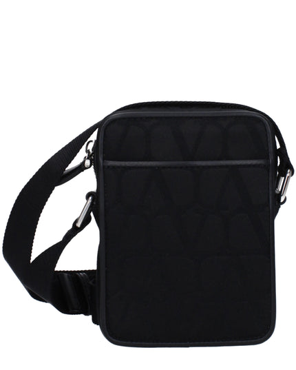 Valentino Garavani Black Fabric Crossbody Bag