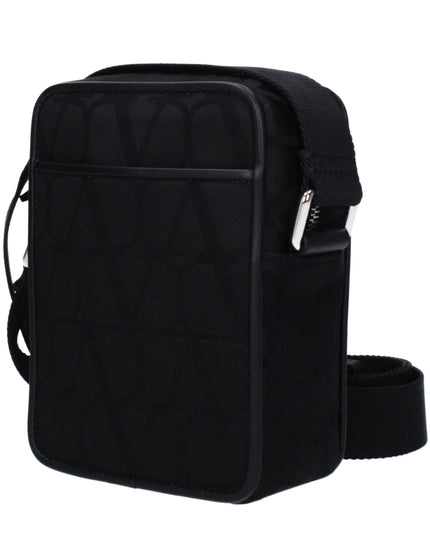 Valentino Garavani Black Fabric Crossbody Bag