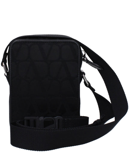 Valentino Garavani Black Fabric Crossbody Bag