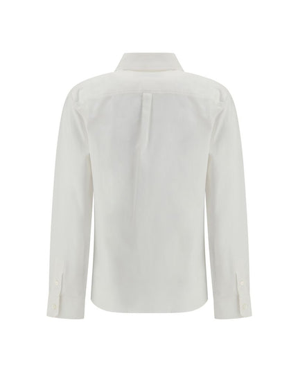 Max Mara White Cotton Dress Shirt