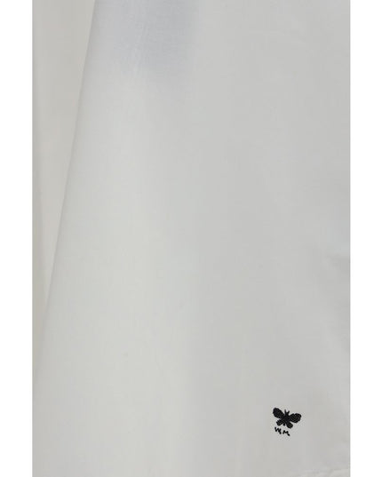 Max Mara White Cotton Dress Shirt