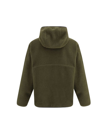 LAMINAR Green Polyester Hoodie