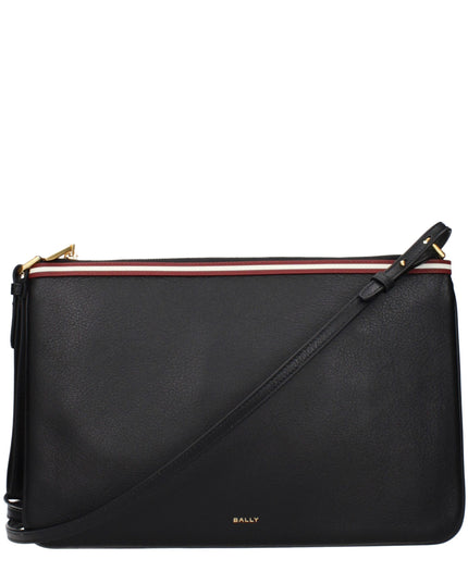 Bally Black Leather Crossbody Bag