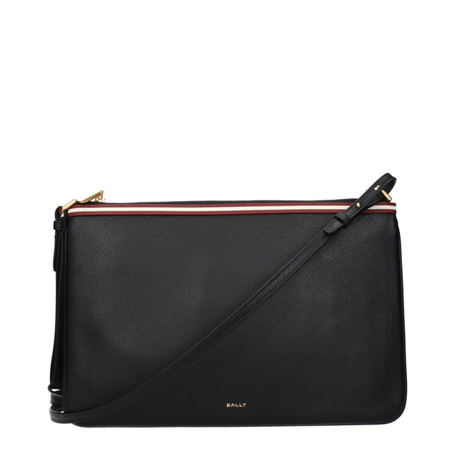 Bally Black Leather Crossbody Bag