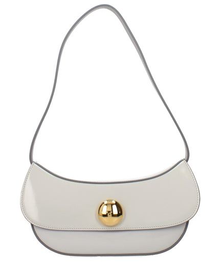 Marni Gray Leather Shoulder Bag