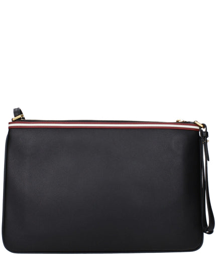Bally Black Leather Crossbody Bag
