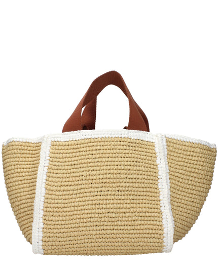 Marni Beige Raffia Handbag