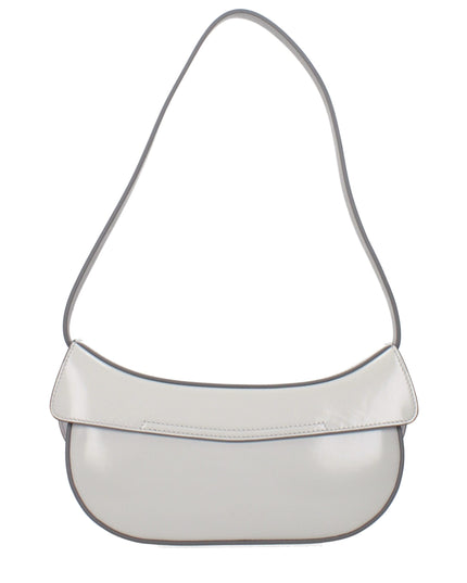 Marni Gray Leather Shoulder Bag