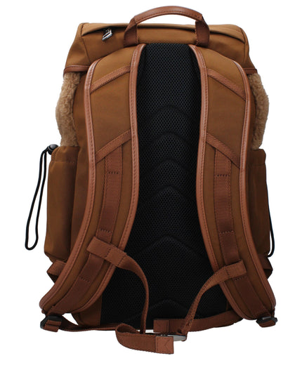 Moncler Brown Fabric Backpack
