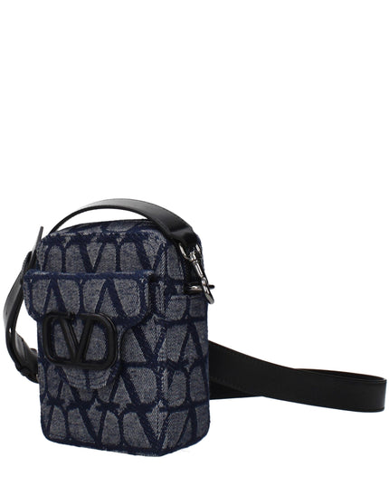 Valentino Garavani Blue Fabric Crossbody Bag