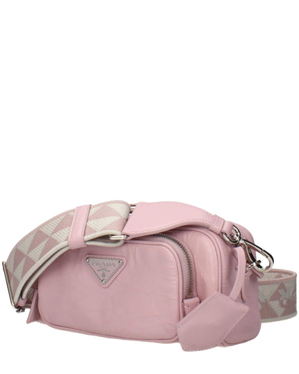 Prada Pink Leather Crossbody Bag