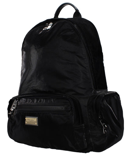 Dolce & Gabbana Black Nylon Backpack