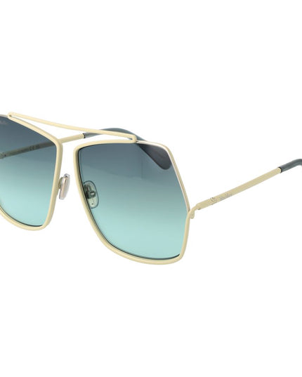 Max Mara Turquoise Metal Sunglasses