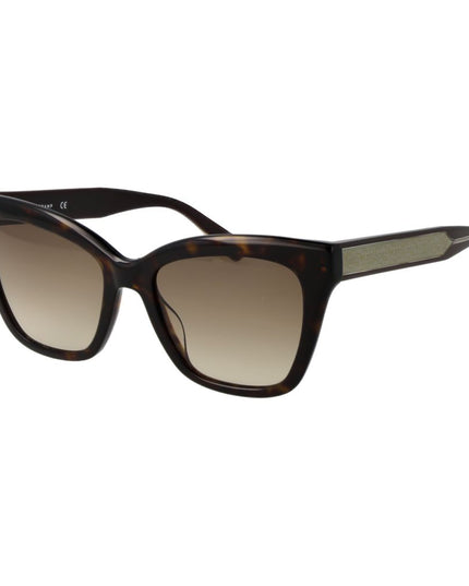 Longchamp Brown Acetate Sunglasses