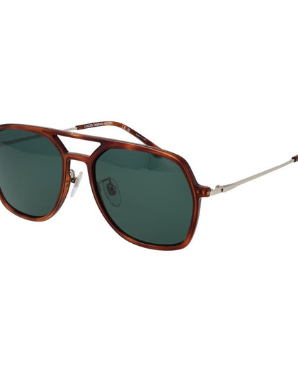 Lozza Brown Metal Sunglasses
