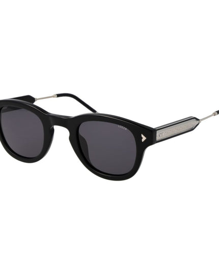Lozza Black Cellulose Acetate Sunglasses