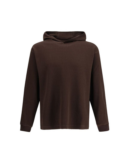 LAMINAR Brown Cotton Sweatshirt
