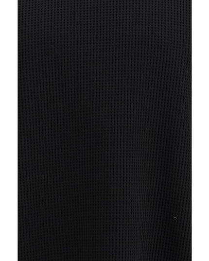 LAMINAR Black Cotton Sweatshirt