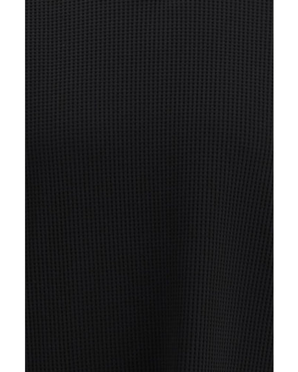 LAMINAR Black Cotton Sweatshirt