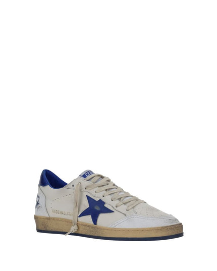 Golden Goose White Calf Leather Bos Taurus Low Top Sneakers