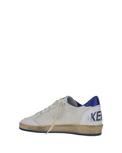 Golden Goose White Calf Leather Bos Taurus Low Top Sneakers
