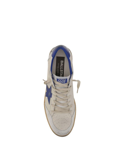 Golden Goose White Calf Leather Bos Taurus Low Top Sneakers