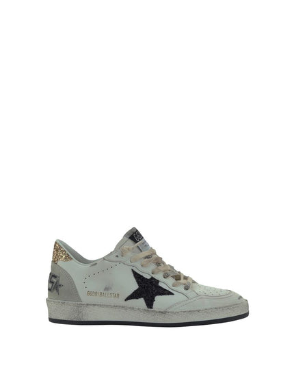 Golden Goose White Calf Leather Bos Taurus Low Top Sneakers