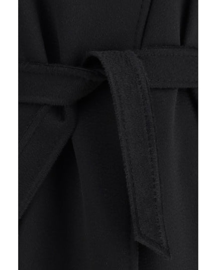 Max Mara Black Camel Hair  Coat