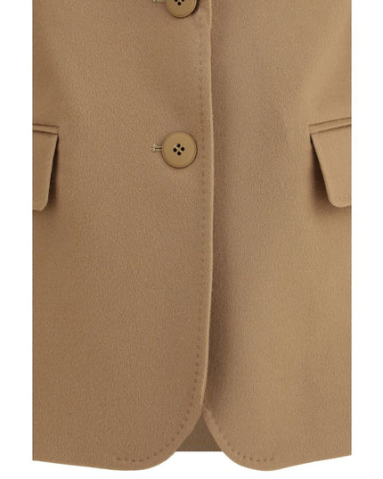 Max Mara Beige Fleece Wool Clothing