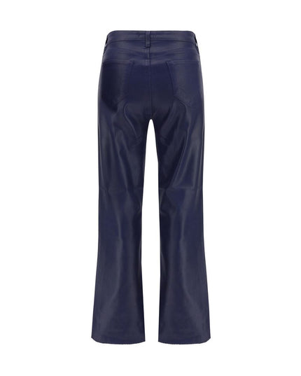 L'Agence Blue Cotton High-Waisted Jean