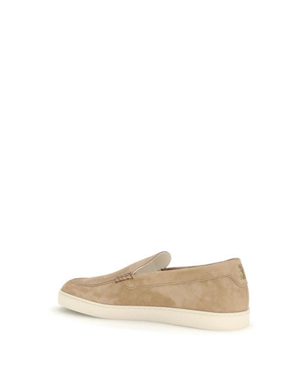Brunello Cucinelli Beige Rubber Slip-On Loafers