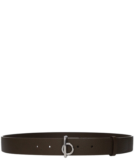 Burberry Green Leather Regular Belt