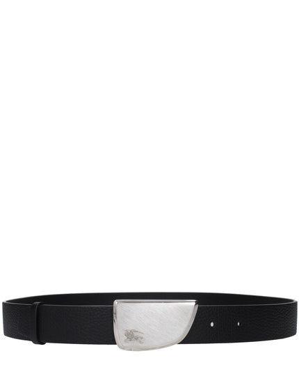 Burberry Black Leather Regular Belt