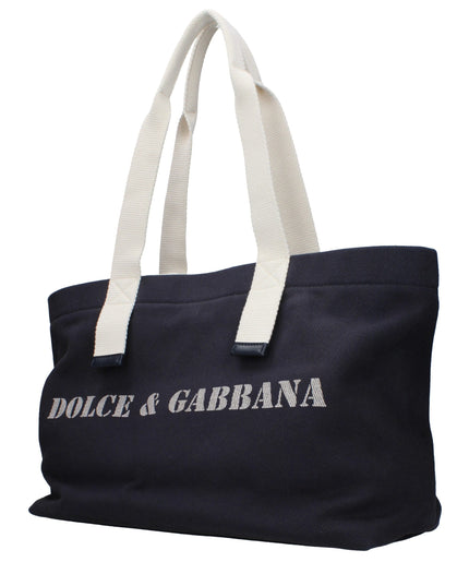 Dolce & Gabbana Blue Fabric Shoulder Bag