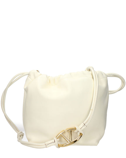 Valentino Garavani Beige Leather Shoulder Bag